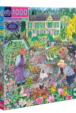 eeBoo 1000pc Puzzle: French Flower Garden