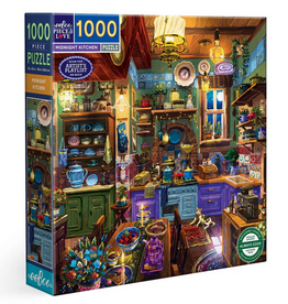 eeBoo 1000pc Puzzle: Midnight Kitchen