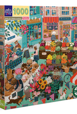 eeBoo 1000pc Puzzle: English Green Market