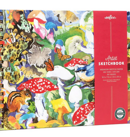 eeBoo Mushroom Hardcover Artist  Sketchbook