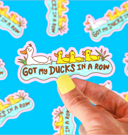 Turtle Soup Sticker: Ducks in a Row