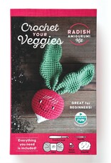Schiffer Publishing Crochet Your Veggies Amigurumi Kit Radish