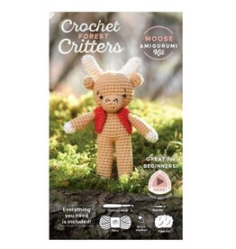 Schiffer Publishing Crochet Forest Critters Amigurumi  Kit Moose