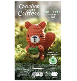 Schiffer Publishing Crochet Forest Critters Amigurumi  Kit Squirrel