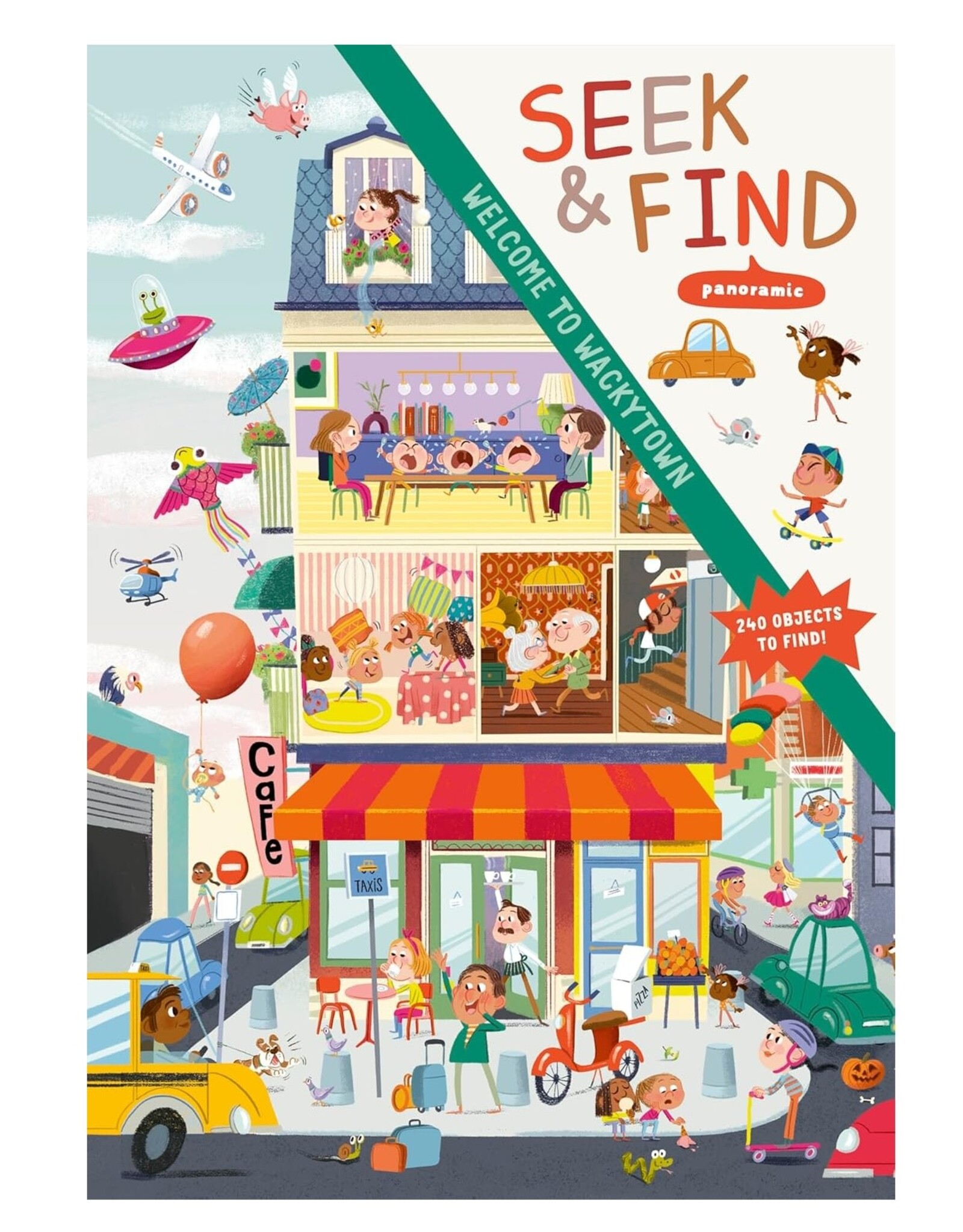 Schiffer Publishing Welcome to Wackytown: Panoramic Seek  & Find