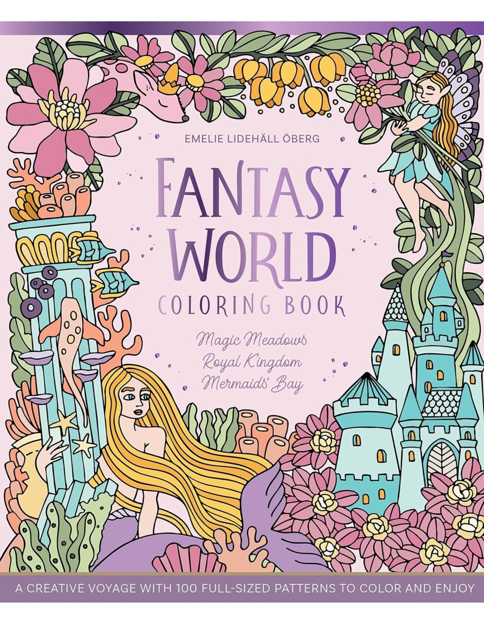 Schiffer Publishing Fantasy World Coloring Book Magic Meadows
