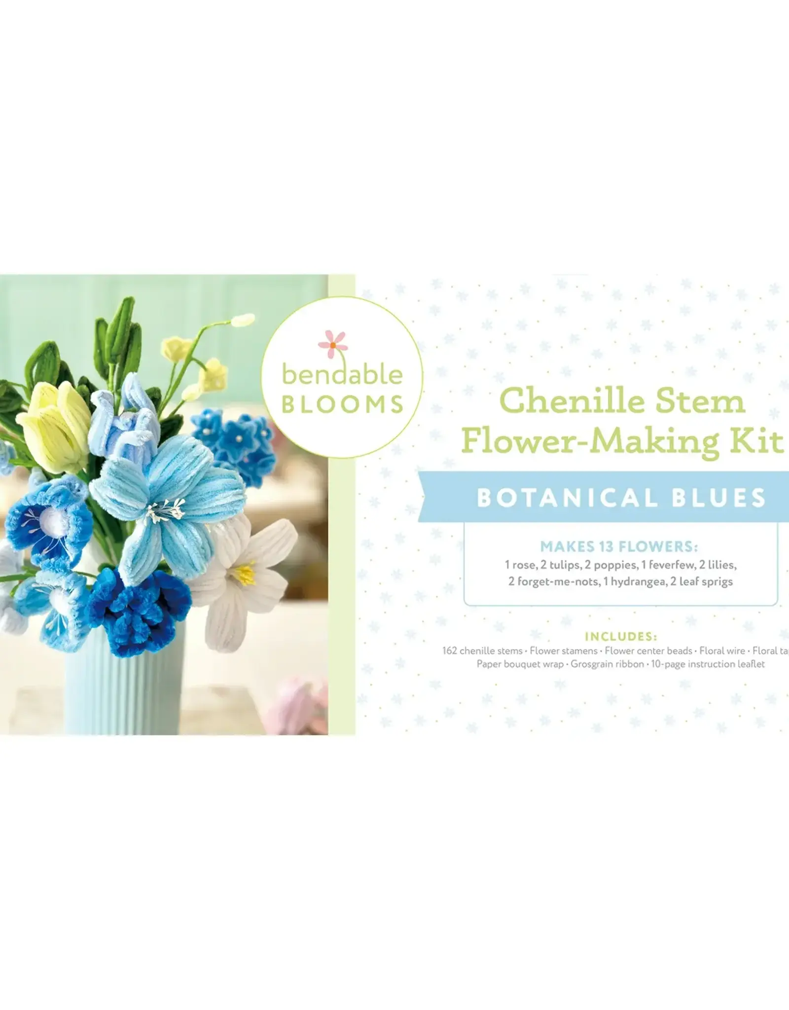 Schiffer Publishing Chenille Stem Flower: Botanical Blues