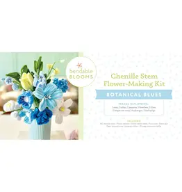 Schiffer Publishing Chenille Stem Flower: Botanical Blues