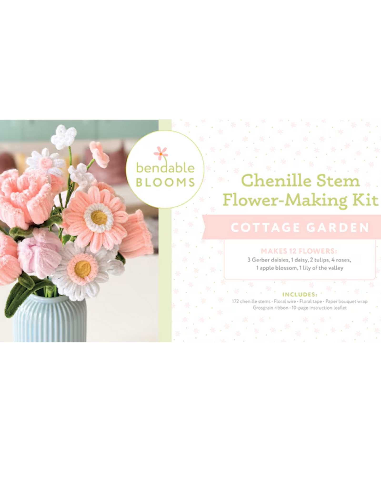 Schiffer Publishing Chenille Stem Flower: Cottage Garden