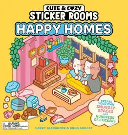 Hachette Cute and Cozy Sticker Rooms: Happy  Homes
