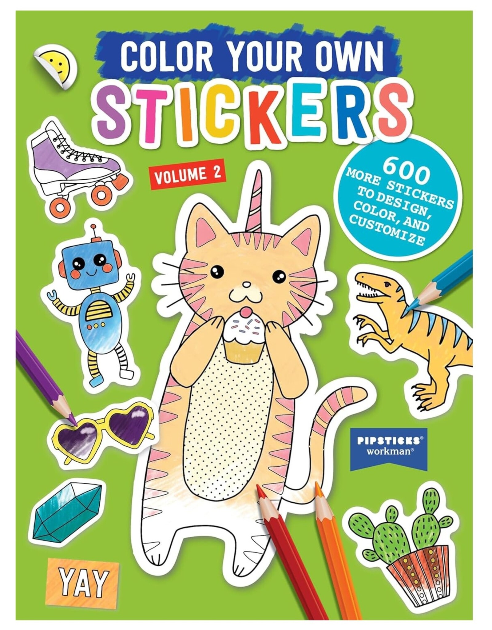 Hachette Color Your Own Stickers Vol. 2