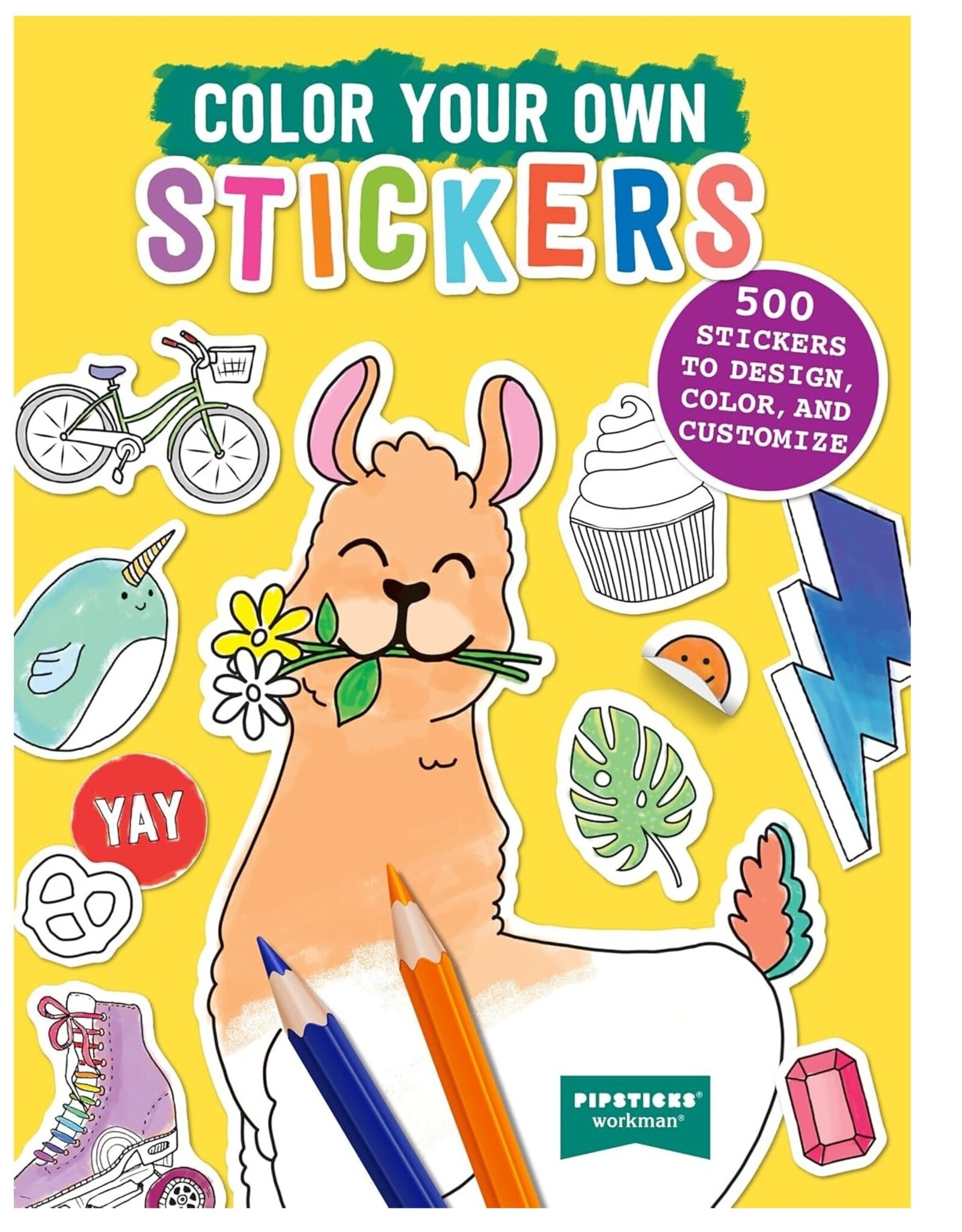 Hachette Color Your Own Stickers