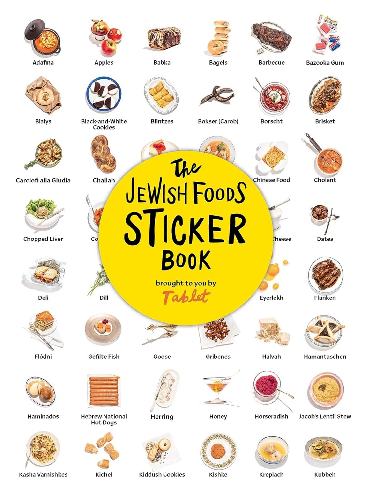 Workman Publishing Sticker Book: The Jewish Foods