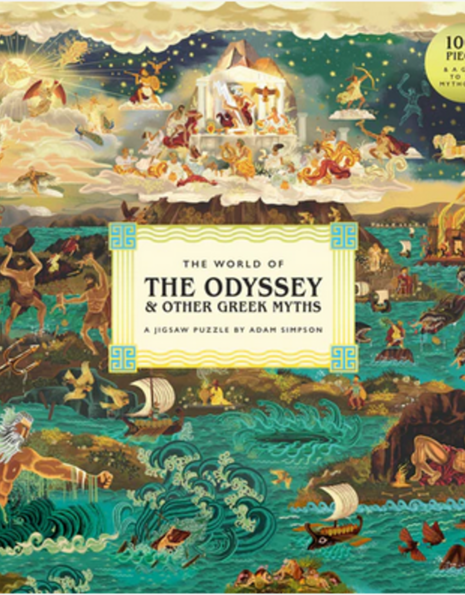 Chronicle Books 1000pc Puzzle: World of World of the Odyssey & Other  Greek Myths