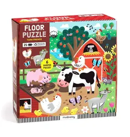 Chronicle Books 25 Pc Puzzle: Floor Farm Friends