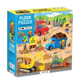 Chronicle Books 25pc Puzzle: Floor  Construction Site