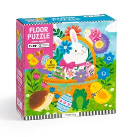 Chronicle Books 25pc Puzzle: Floor Bunny Basket