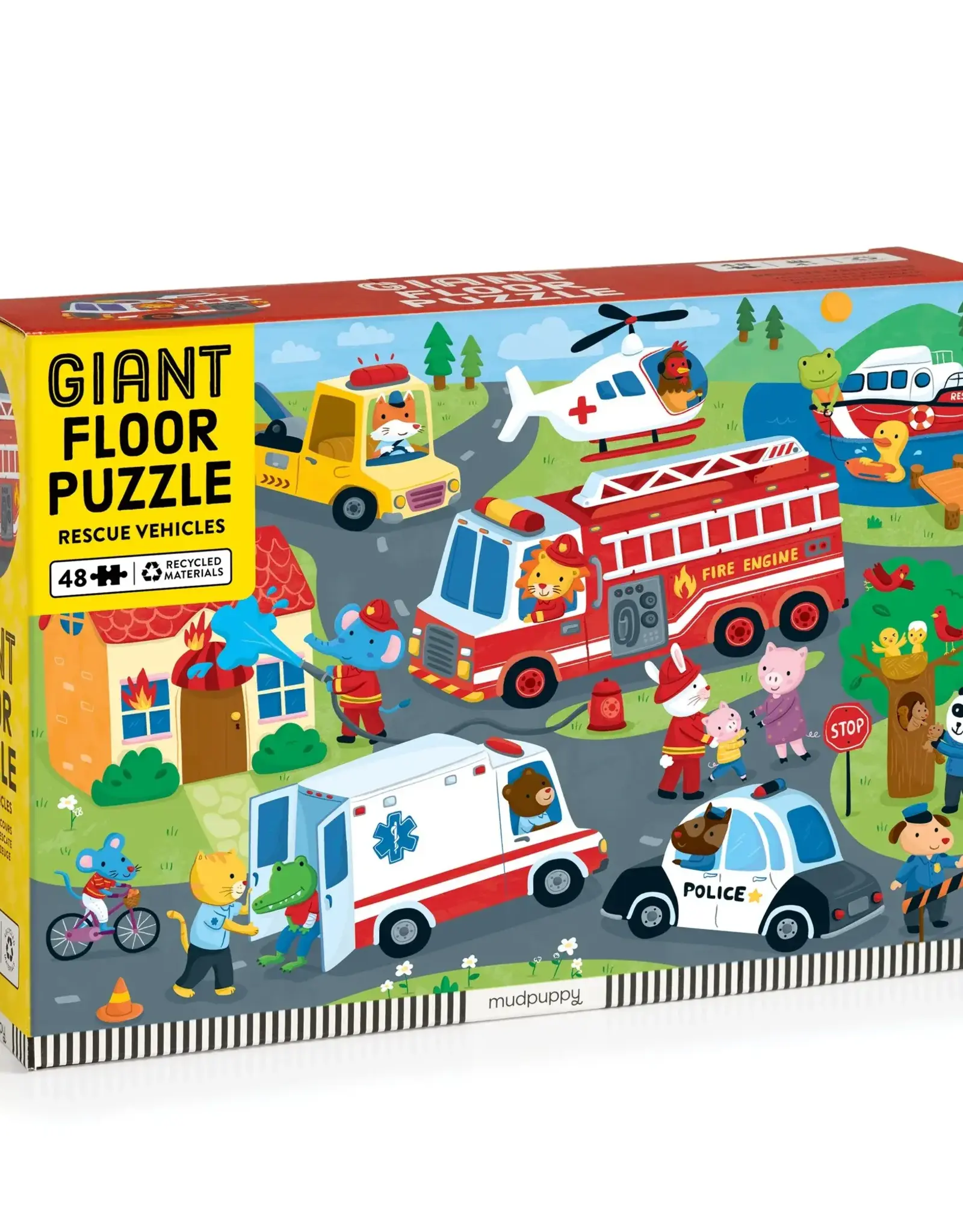 Chronicle Books 48pc Puzzle: Rescue Vehicles