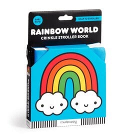 Chronicle Books Crinkle Fabric Stroller Bk  Rainbow World