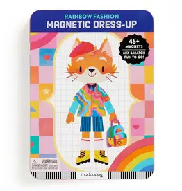 Chronicle Books Magnet Tin Figure  Rainbow Fashion