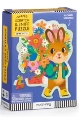 Chronicle Books Puzzle 48 Mini Scratch Sniff Bunny Bouquet