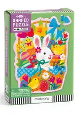 Chronicle Books Puzzle 48 Mini Shaped  Bunny Basket
