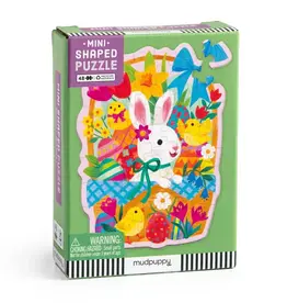 Chronicle Books Puzzle 48 Mini Shaped  Bunny Basket
