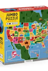Chronicle Books Puzzle Jumbo Map of  the U.S.A.