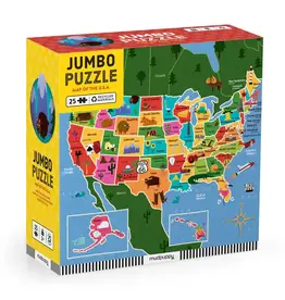Chronicle Books Puzzle Jumbo Map of  the U.S.A.