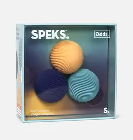 Speks Odds Silicone Fidget Magnets: Vivids Blue Lines