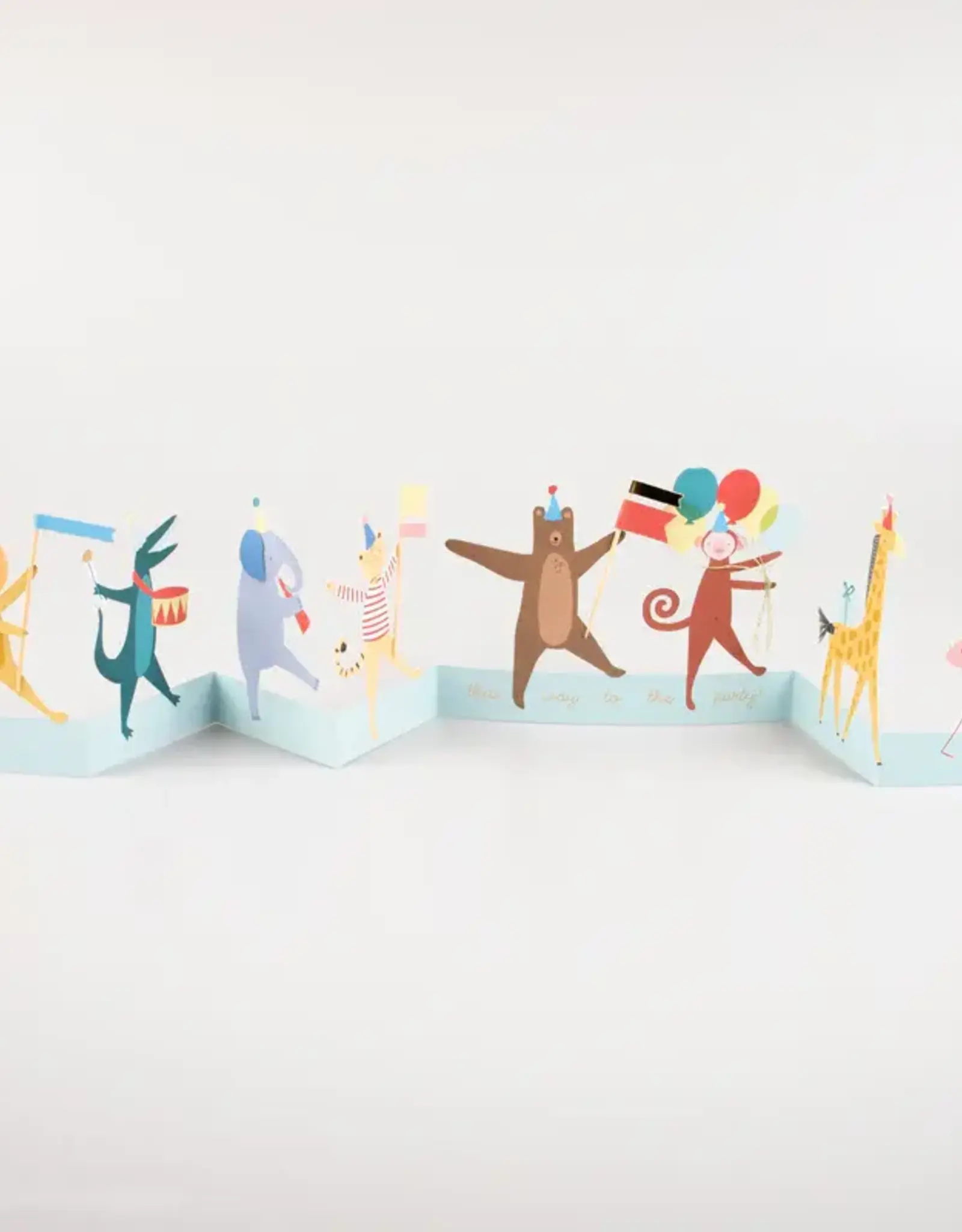 Meri Meri Animal Parade Concertina Card