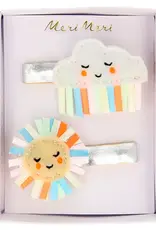 Meri Meri Rainbow Sun & Cloud Hair Clips