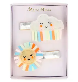 Meri Meri Rainbow Sun & Cloud Hair Clips