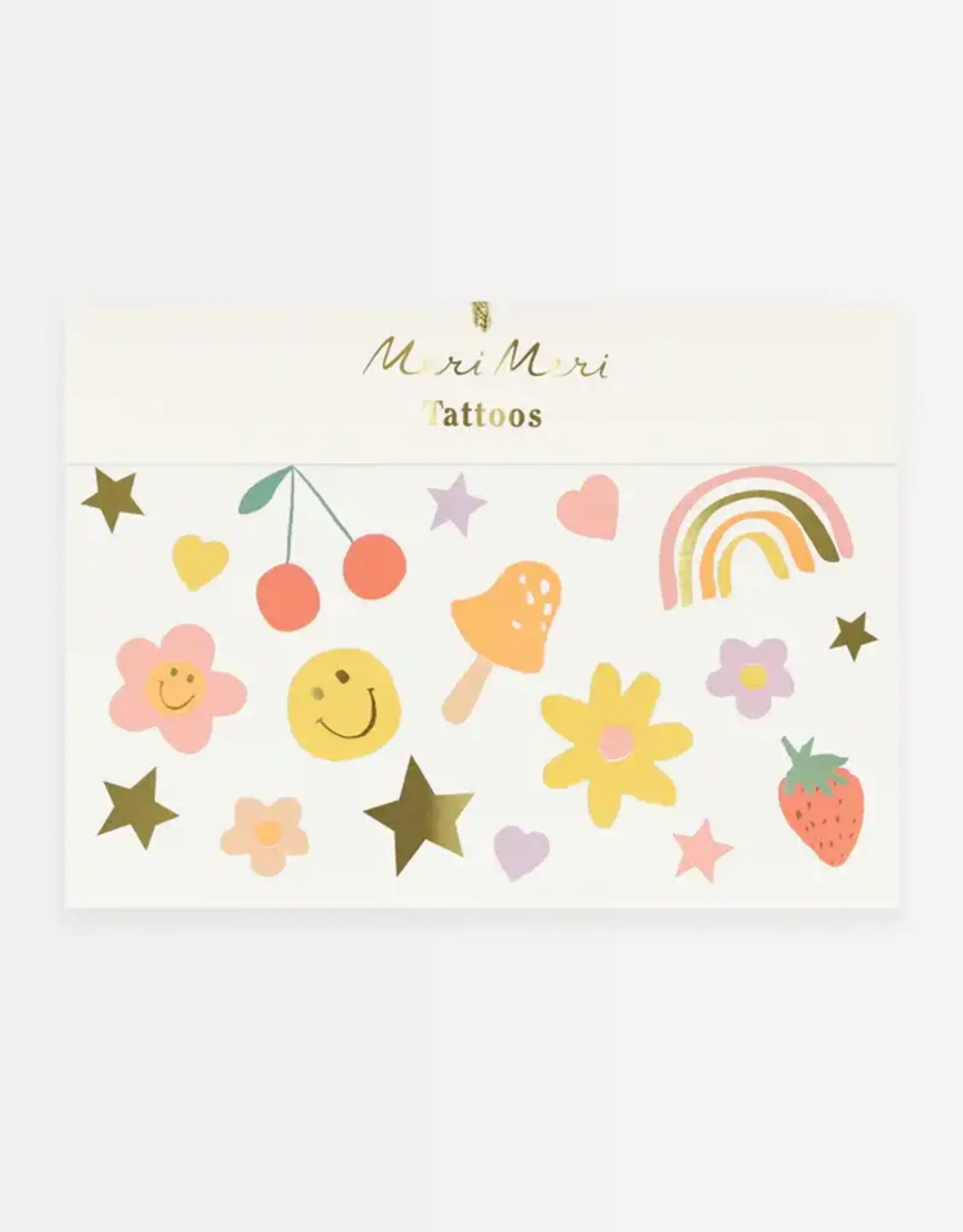 Meri Meri Tattoo: Happy Icons