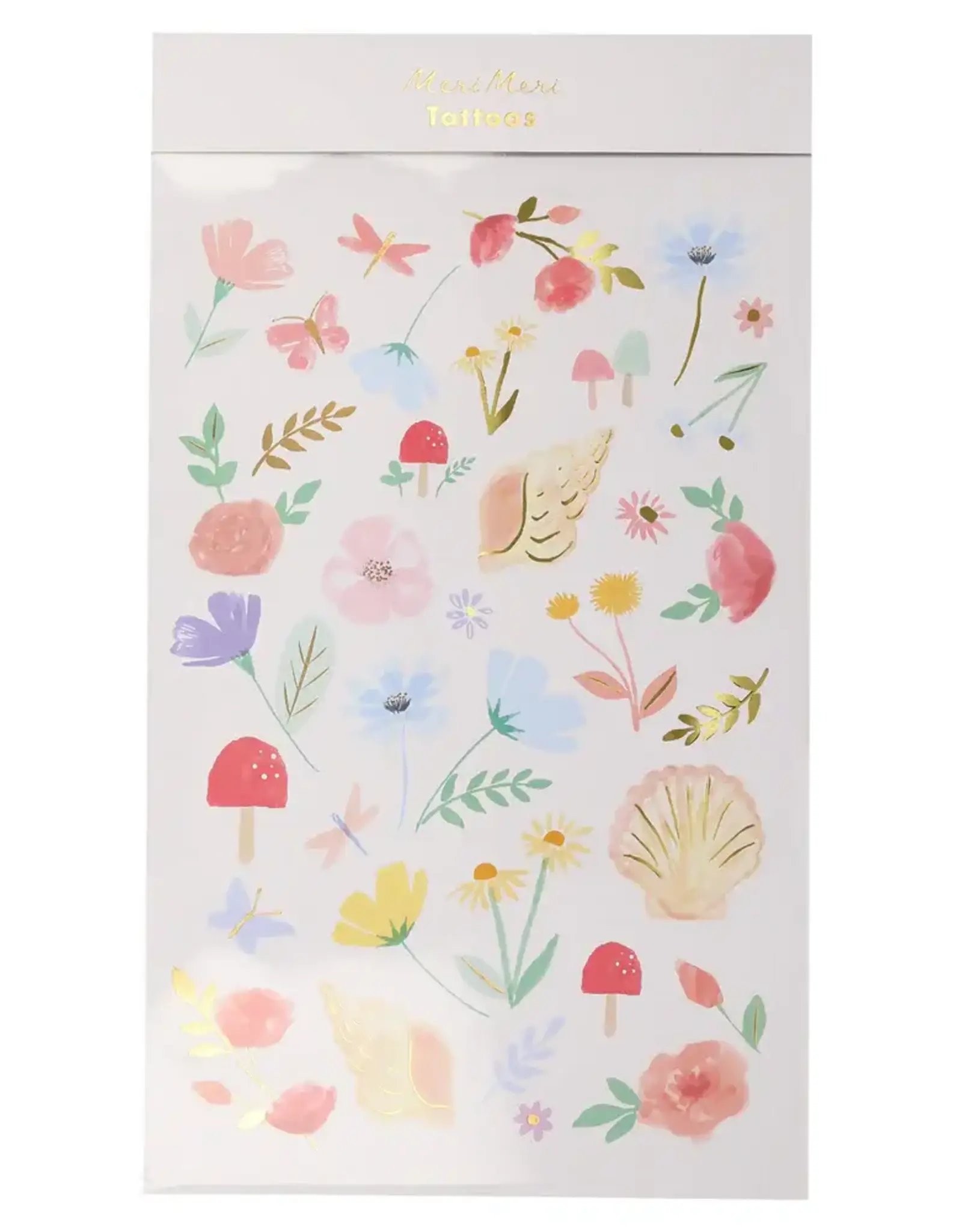 Meri Meri Floral Tattoo Sheets