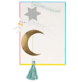 Meri Meri Welcome Little One Baby Card