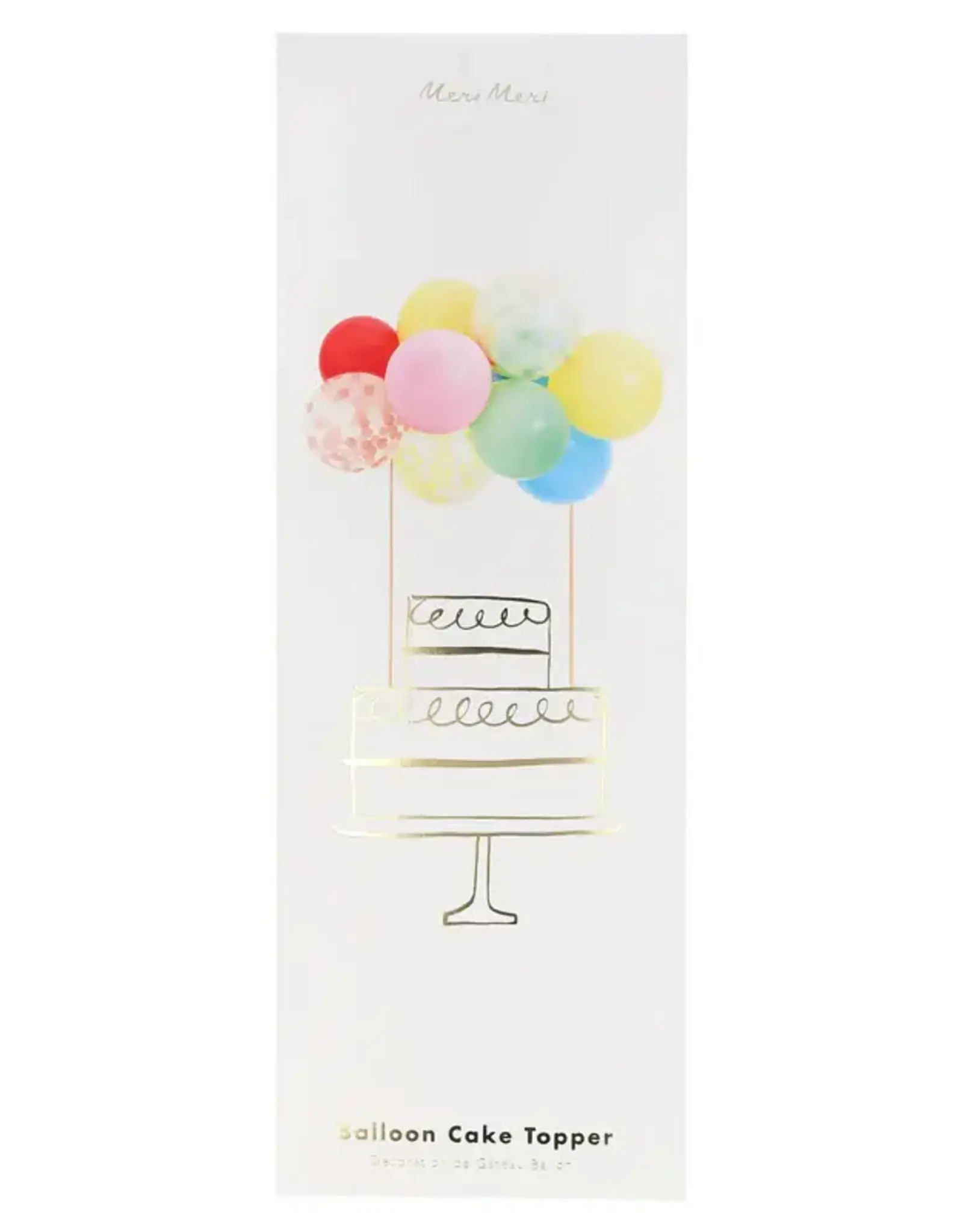 Meri Meri Rainbow Balloon Cake Topper Kit