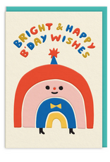 Ohh Deer Card: Rainbow Birthday Wishes