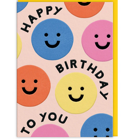 Ohh Deer Card: Happy Birthday Smiley