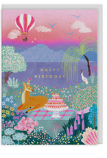 Ohh Deer Card: Birthday Picnic
