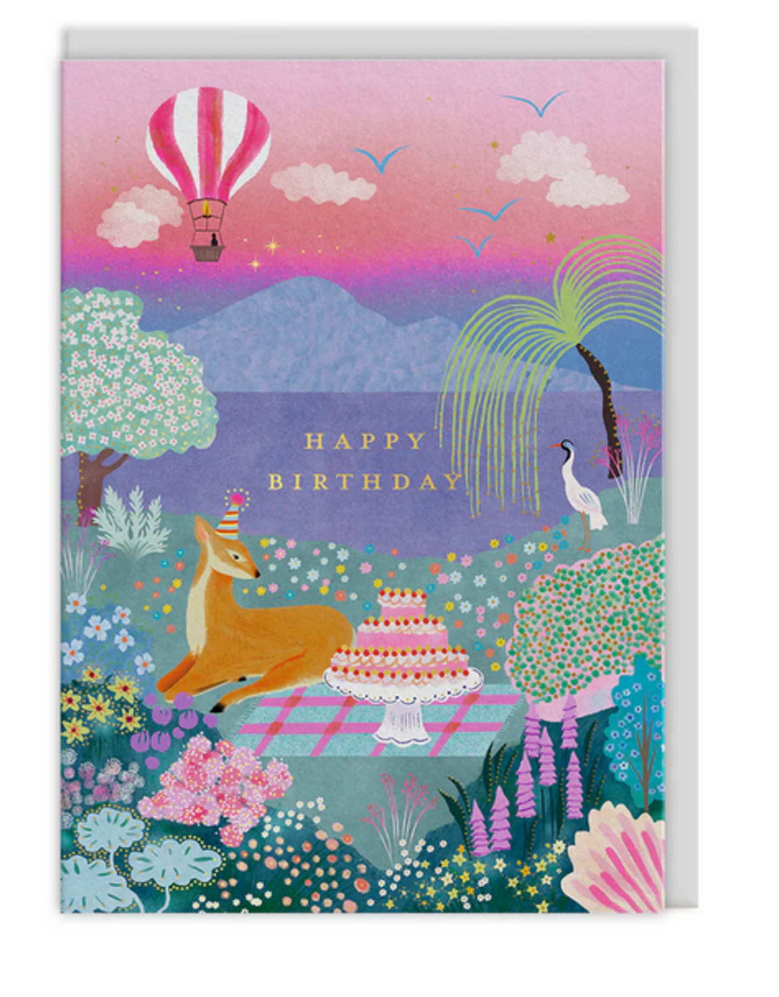 Ohh Deer Card: Birthday Picnic