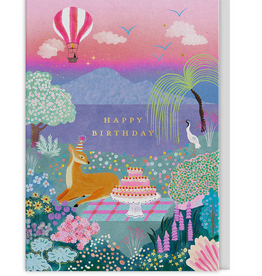 Ohh Deer Card: Birthday Picnic