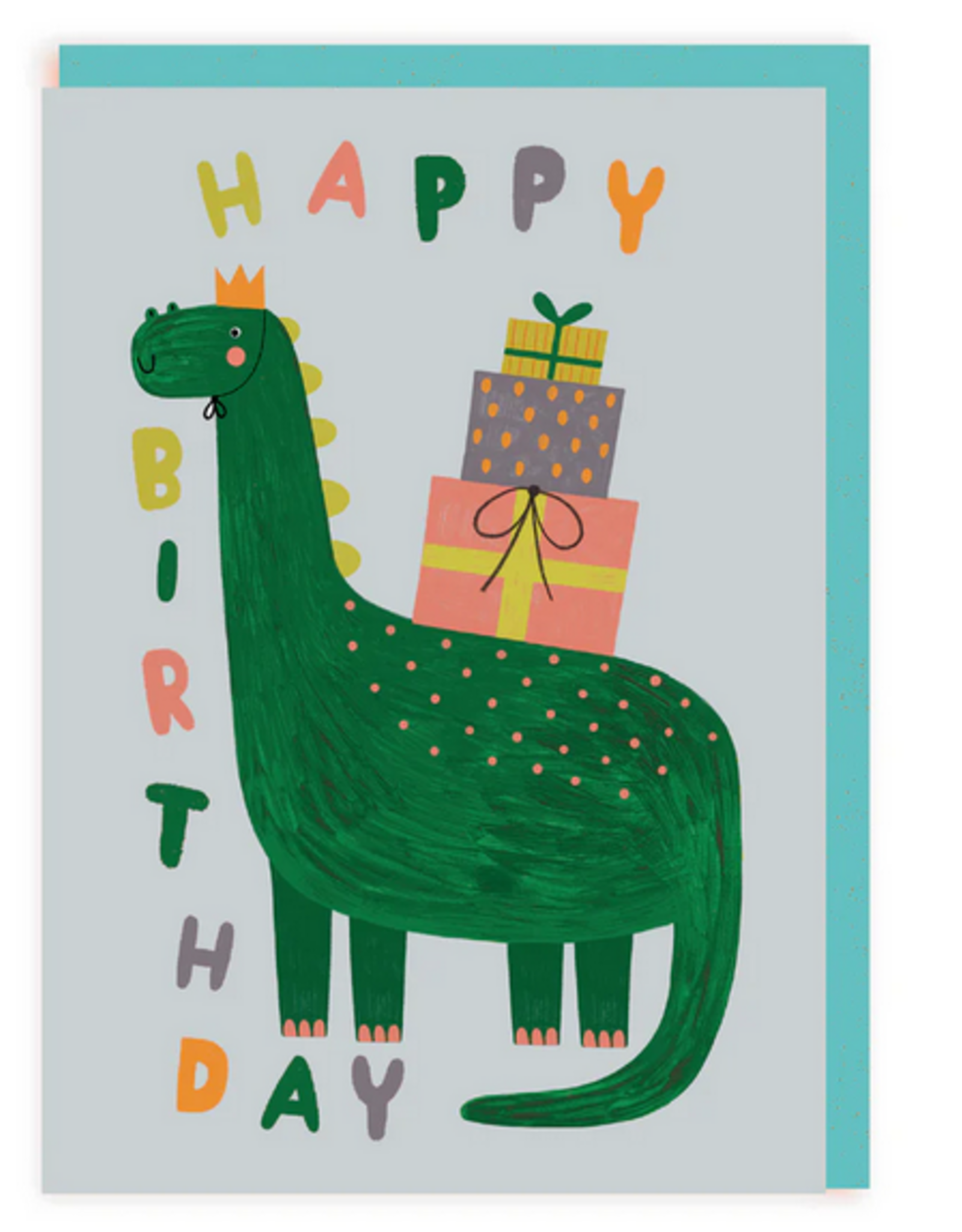 Ohh Deer Card: Cute Birthday Dinosaur