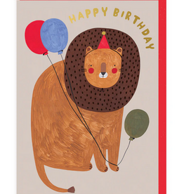 Ohh Deer Card: Lions with Balloons
