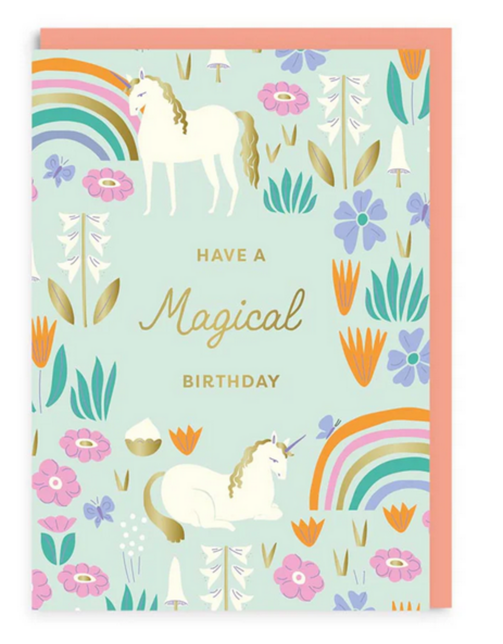 Ohh Deer Card:  Birthday Unicorn