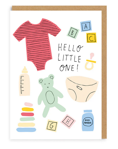 Card: Hello Little One Icons - Tildie's Toy Box