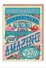 Ohh Deer Card:  Most Amazing Day