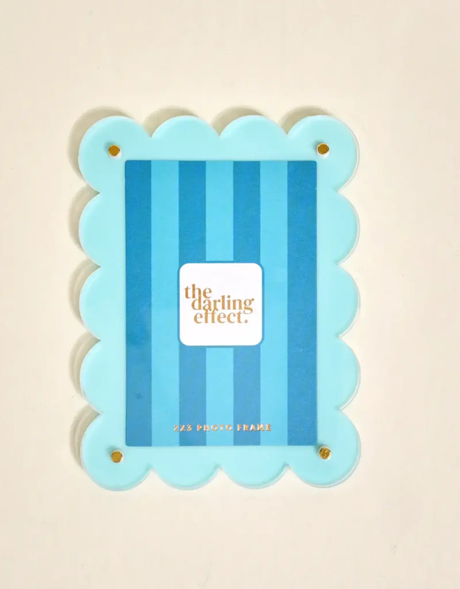 The Darling Effect Mini Acrylic Picture Frame Magnet- Blue