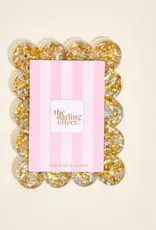 The Darling Effect Mini Acrylic Picture Frame Magnet- Gold Glitter