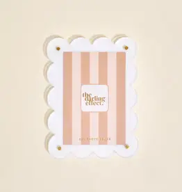 The Darling Effect Mini Acrylic Picture Frame Magnet- White